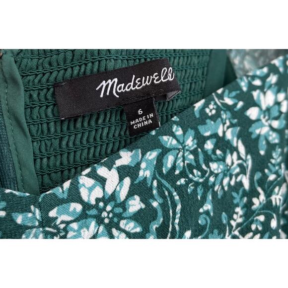 Madewell Puff-Sleeve Sweetheart Midi Dress in Floral - Picture 7 of 10